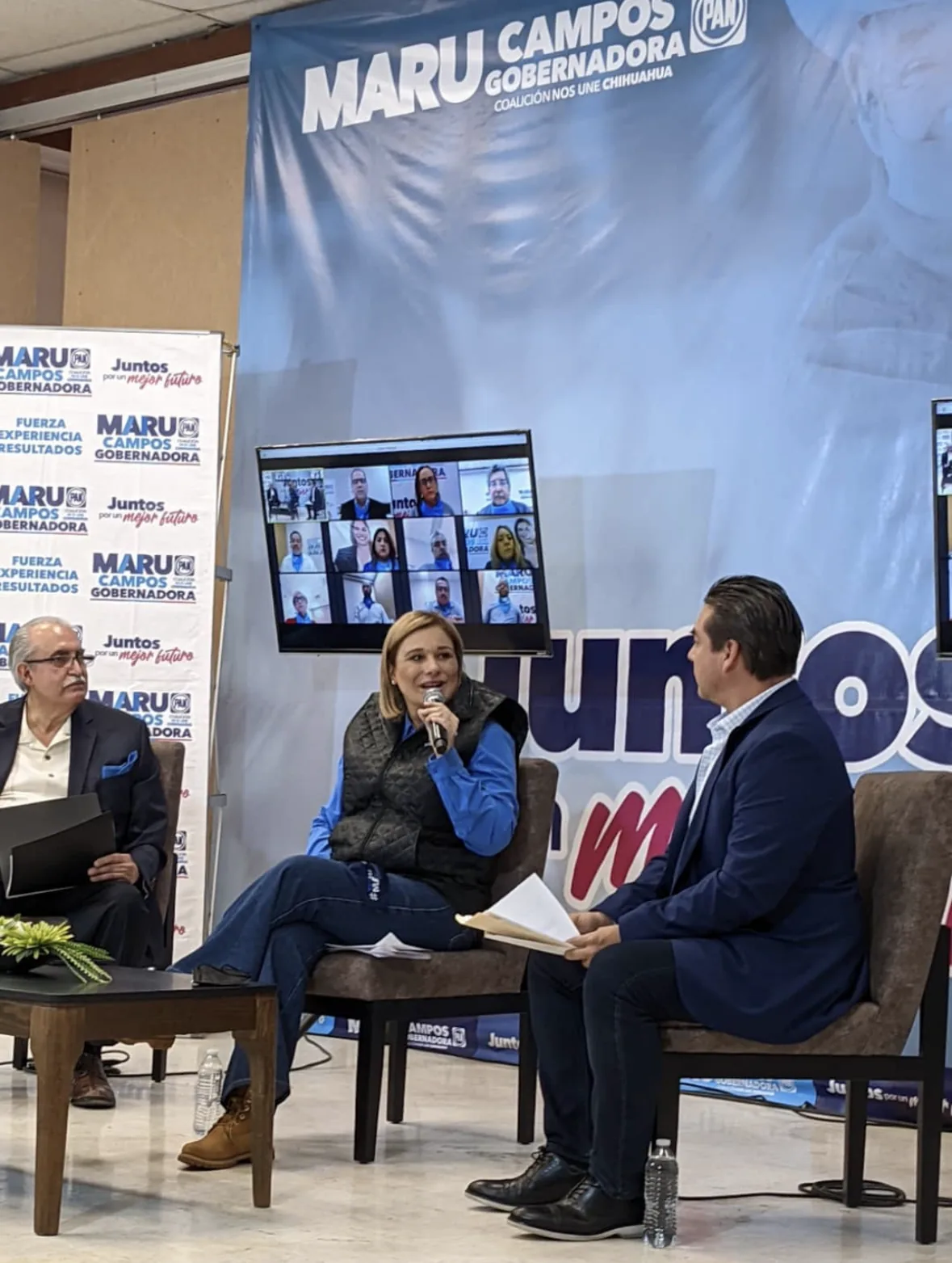 Governor Maru Campos, campaign material