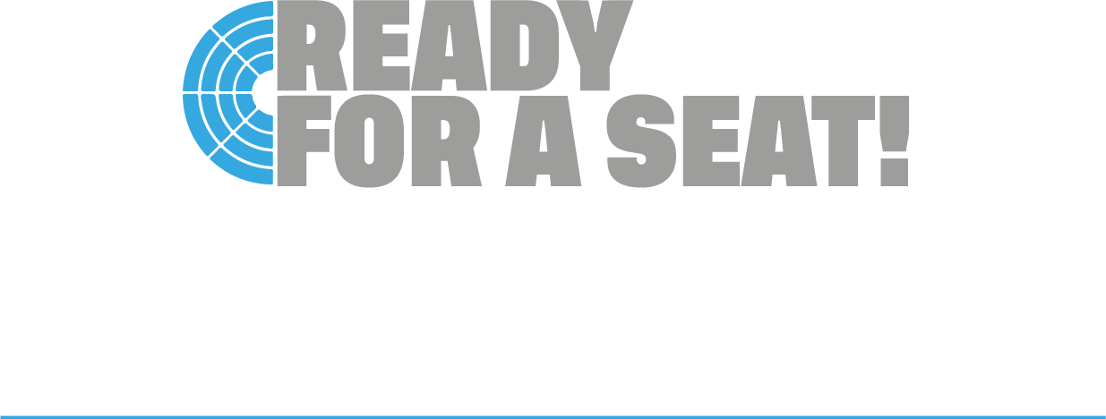 Ready for a Seat: Community of Democracies logo